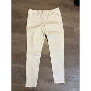 Mossimo mid rise denim legging white EUC size 10